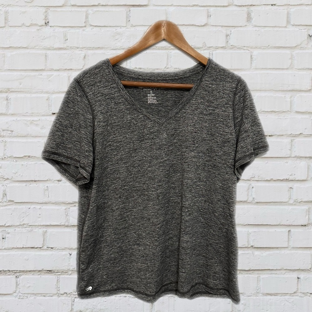 Ideology Grey Workout Tee Shirt